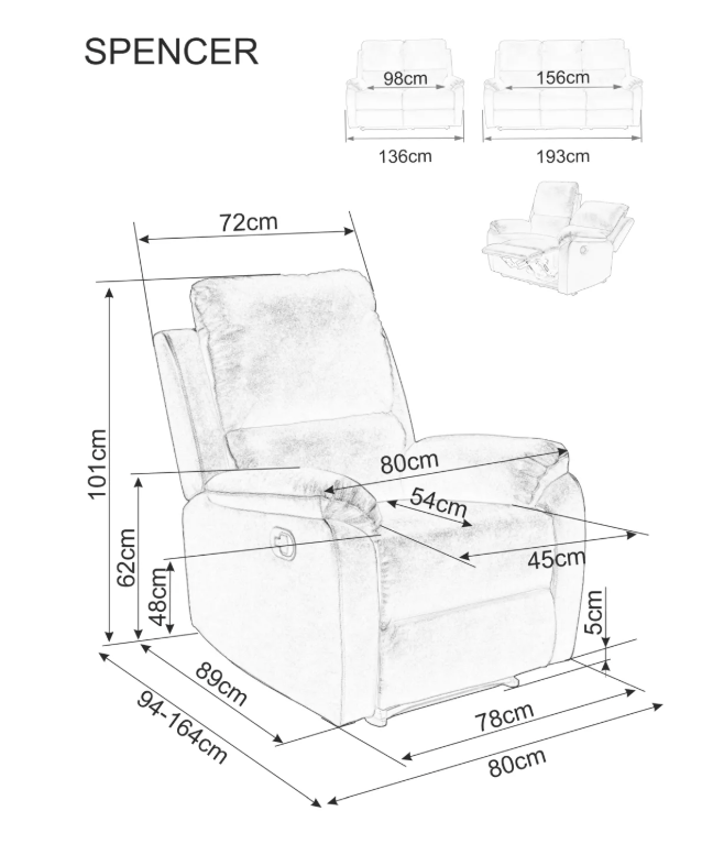 Sofa rozkładana Spencer 2