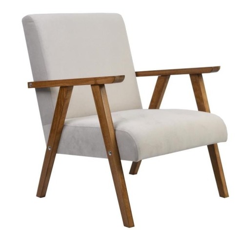 Fotel tapicerowany PRL