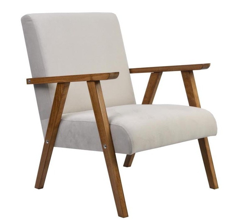 Fotel tapicerowany PRL