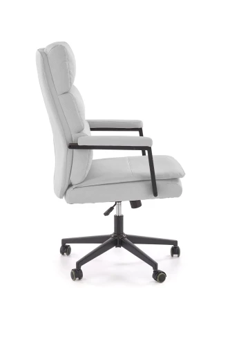 Fotel obrotowy ADRIANO 2 z mechanizmem TILT z eco skóry jasny popiel