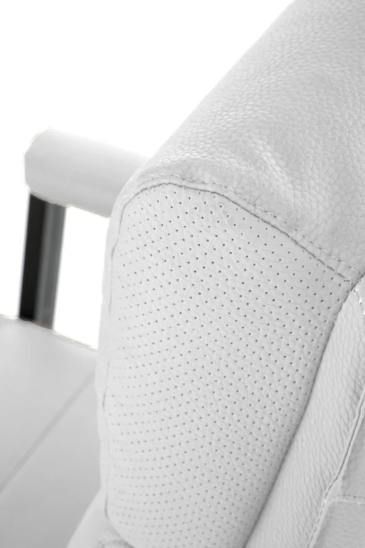 Fotel obrotowy ADRIANO 2 z mechanizmem TILT z eco skóry jasny popiel