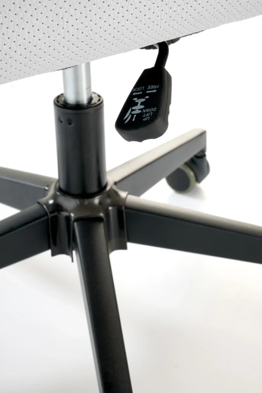 Fotel obrotowy ADRIANO 2 z mechanizmem TILT z eco skóry jasny popiel