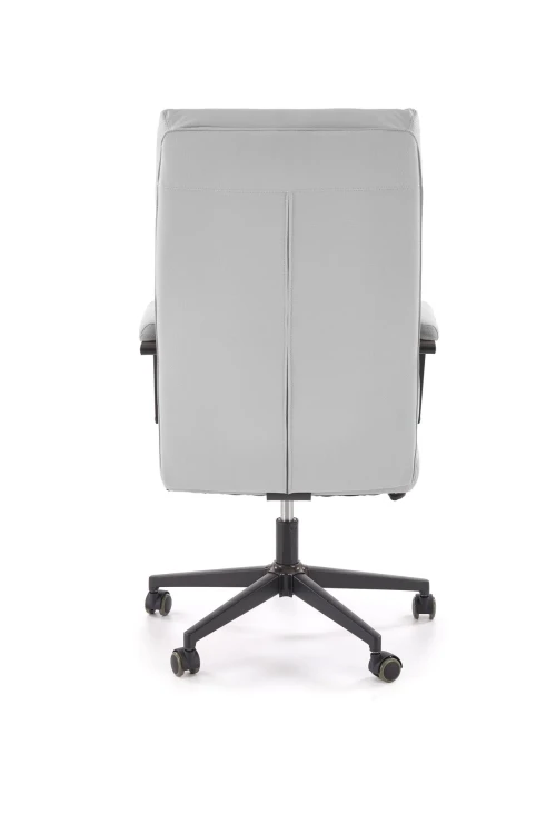 Fotel obrotowy ADRIANO 2 z mechanizmem TILT z eco skóry jasny popiel
