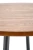 Stół okrągły BARRY 105 cm loftowy do jadalni z blatem orzechowy/czarny