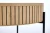 Zestaw 2 ław stolików DANTE z funkcją schowka loft naturalny / czarny