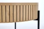 Zestaw 2 ław stolików DANTE z funkcją schowka loft naturalny / czarny