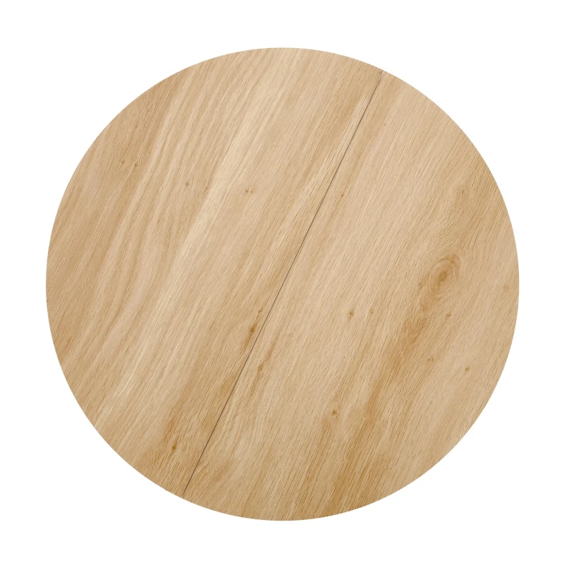 Zestaw 2 ław stolików DANTE z funkcją schowka loft naturalny / czarny