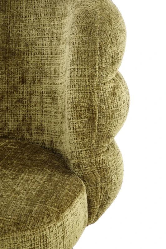 Krzesło K575 tapicerowane do jadalni oliwkowy