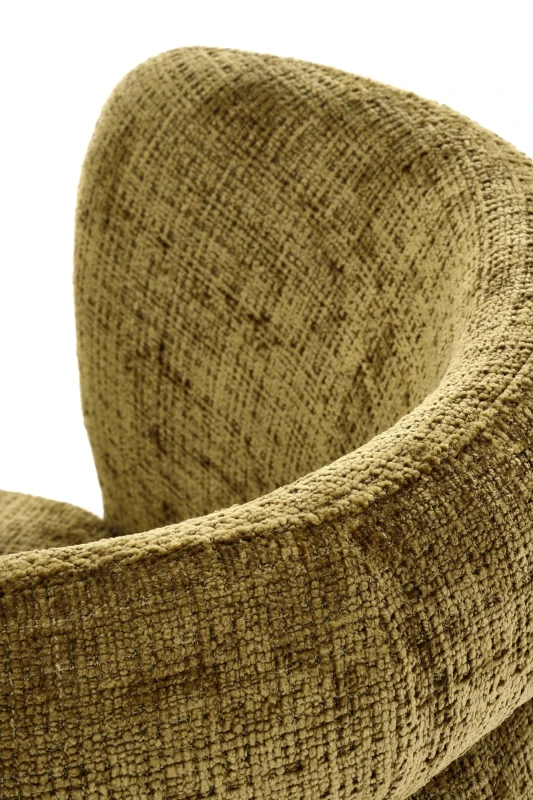 Krzesło K575 tapicerowane do jadalni oliwkowy