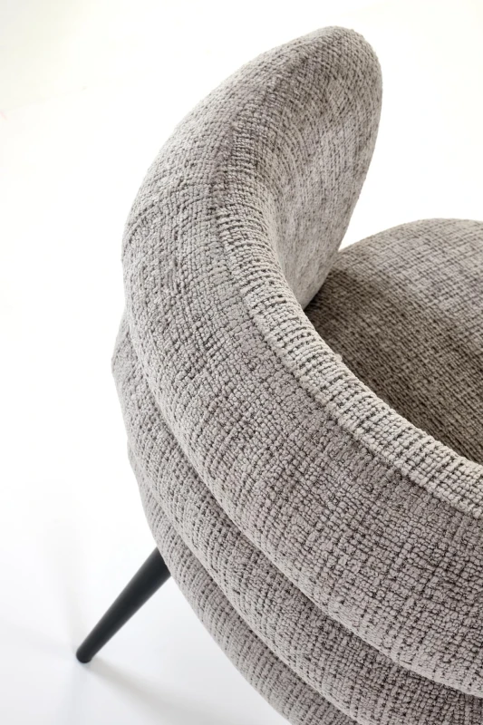 Krzesło K575 tapicerowane do jadalni popielaty