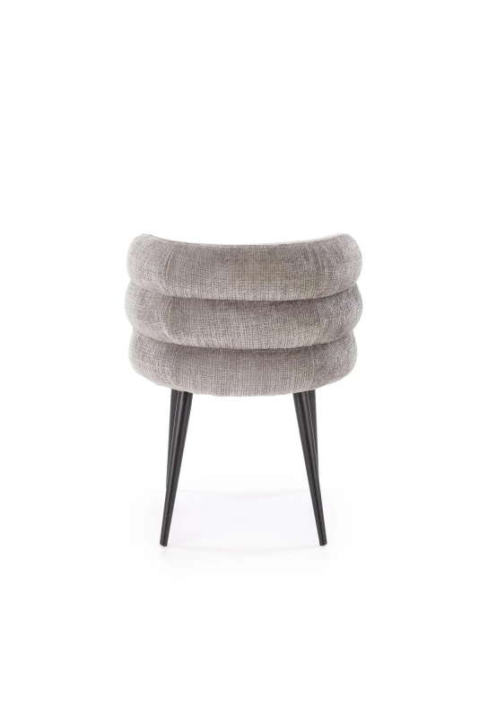 Krzesło K575 tapicerowane do jadalni popielaty