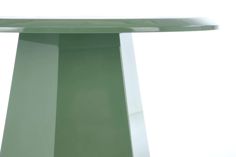 Ława stolik kawowy LOCA okrągły do salonu 50 cm zielony