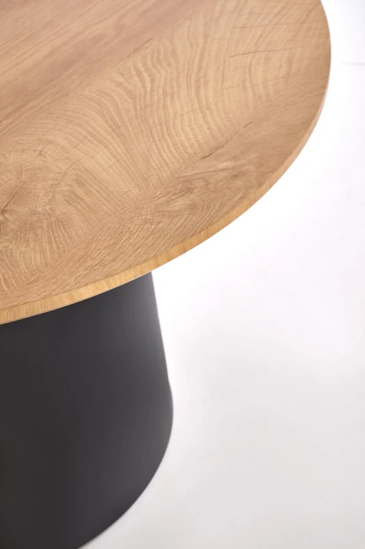 Zestaw 2 ław stolików kawowych MALOMI do salonu naturalny/czarny