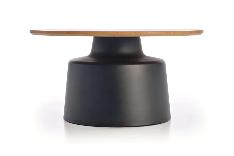 Zestaw 2 ław stolików kawowych MALOMI do salonu naturalny/czarny