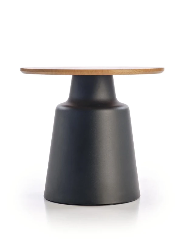 Zestaw 2 ław stolików kawowych MALOMI do salonu naturalny/czarny