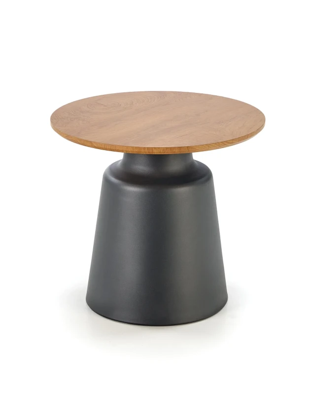 Zestaw 2 ław stolików kawowych MALOMI do salonu naturalny/czarny