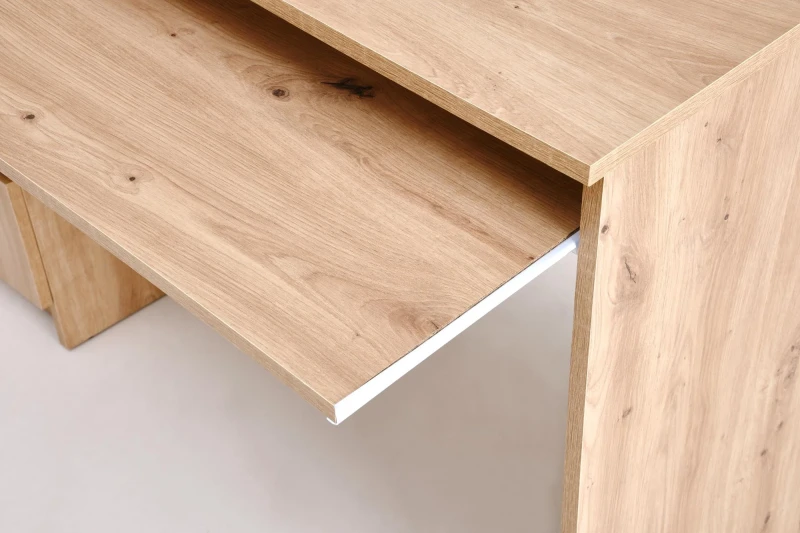 Biurko komputerowe CINO 120 cm z szufladami dąb artisan