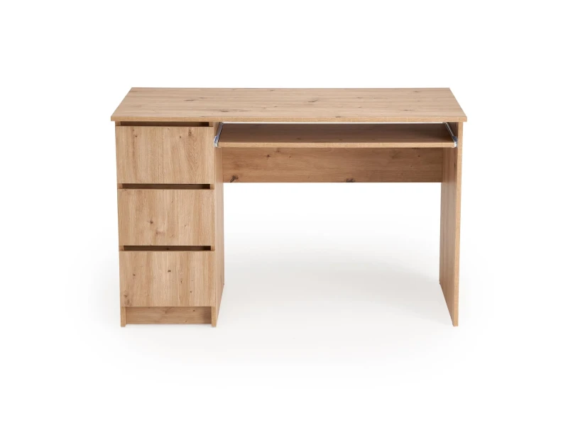 Biurko komputerowe CINO 120 cm z szufladami dąb artisan