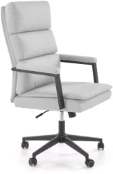 Fotel obrotowy ADRIANO 2 z mechanizmem TILT z eco skóry jasny popiel