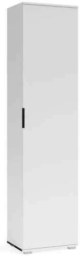 Szafa słupek CLIF SL-50 z drążkiem i półkami do przedpokoju biały