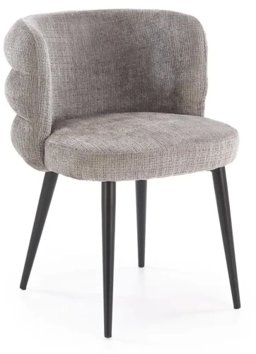 Krzesło K575 tapicerowane do jadalni popielaty