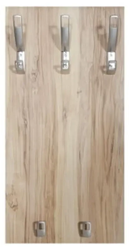 Wieszak ścienny Allen do przedpokoju z półką i lustrem