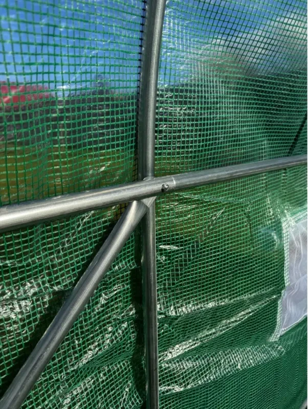 Tunel foliowy ogrodowy 3x2 m 6 m2 zielony, stelaż stalowy fi 19 mm