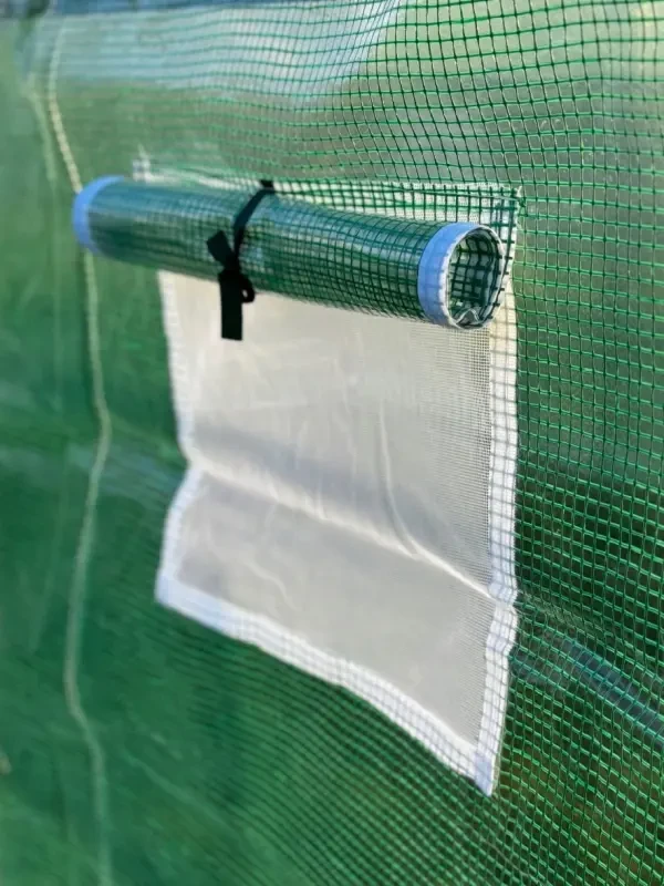 Tunel foliowy ogrodowy 3x2 m 6 m2 zielony, stelaż stalowy fi 19 mm