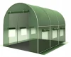 Tunel foliowy ogrodowy 3x2 m 6 m2 zielony, stelaż stalowy fi 19 mm