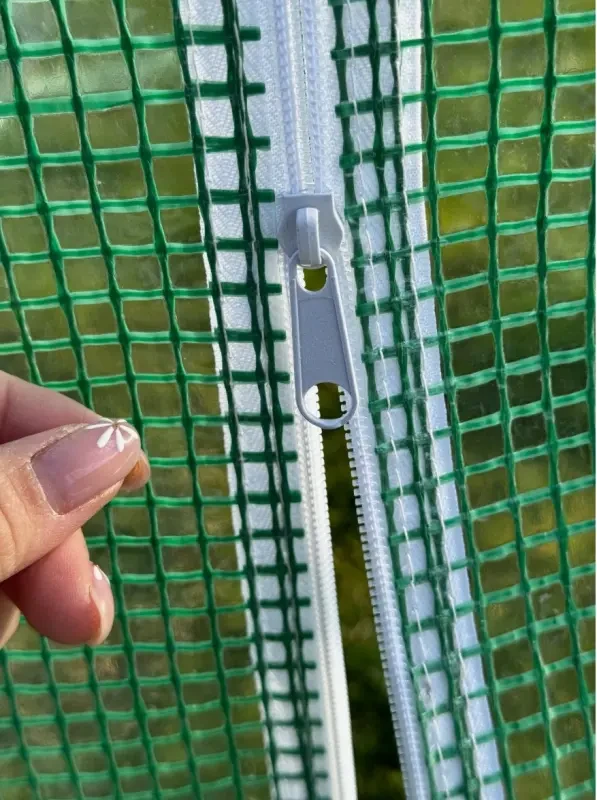 Tunel foliowy ogrodowy 3x2 m 6 m2 zielony, stelaż stalowy fi 19 mm