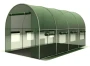 Tunel ogrodowy foliowy 4x2,5 m zielony 10 m² szklarnia PE UV4 stelaż stalowy fi 25