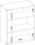Szafka kuchenna Vento 60 cm górna wisząca 1-drzwiowa biały
