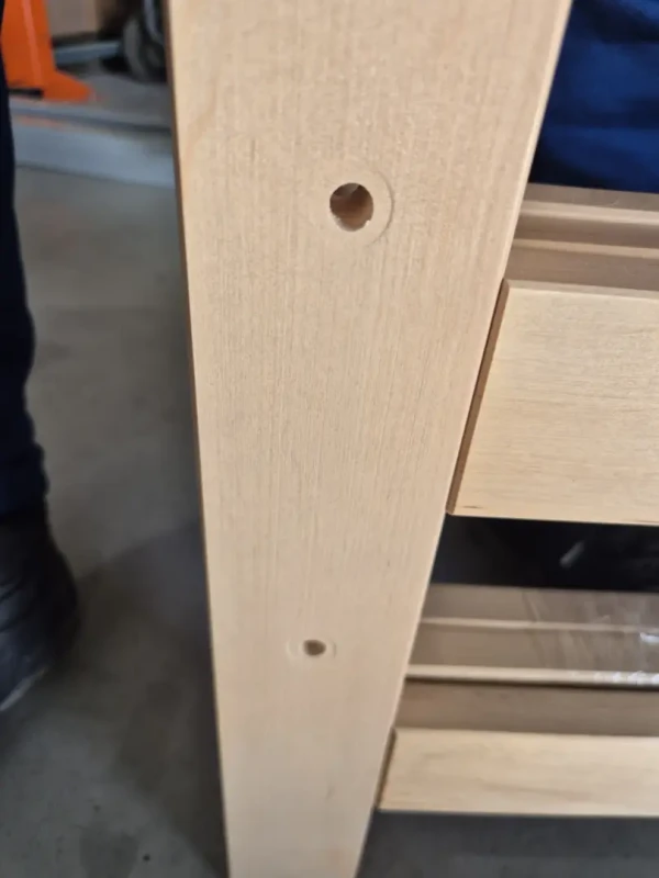 Fotel tapicerowany Luca pikowany na drewnianym stelażu do salonu Komplet 2 szt. OUTLET