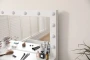 Toaletka z lustrem DT10 LED 7 szuflad biała