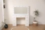 Toaletka z lustrem DT10 LED 7 szuflad biała