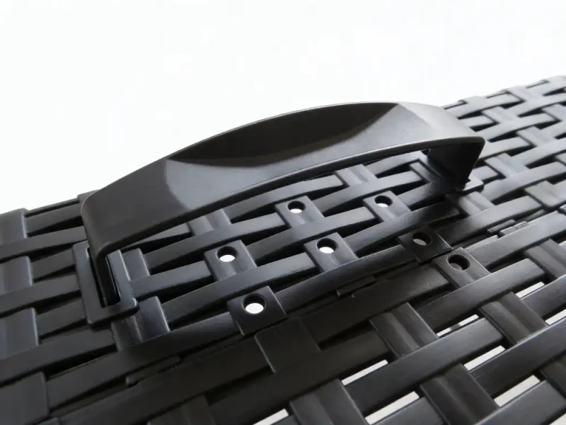 Leżak ogrodowy składany w walizkę szary 187x60x30 cm