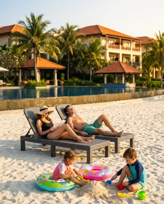 Leżak ogrodowy składany w walizkę szary 187x60x30 cm