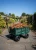 Wózek ogrodowy transportowy 2w1 siatkowy z plandeką 250 kg zielony