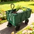 Wózek ogrodowy transportowy 2w1 siatkowy z plandeką 250 kg zielony