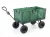 Wózek ogrodowy transportowy 2w1 siatkowy z plandeką 250 kg zielony