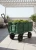 Wózek ogrodowy transportowy 2w1 siatkowy z plandeką 250 kg zielony