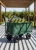 Wózek ogrodowy transportowy 2w1 siatkowy z plandeką 250 kg zielony