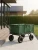 Wózek ogrodowy transportowy 2w1 siatkowy z plandeką 250 kg zielony