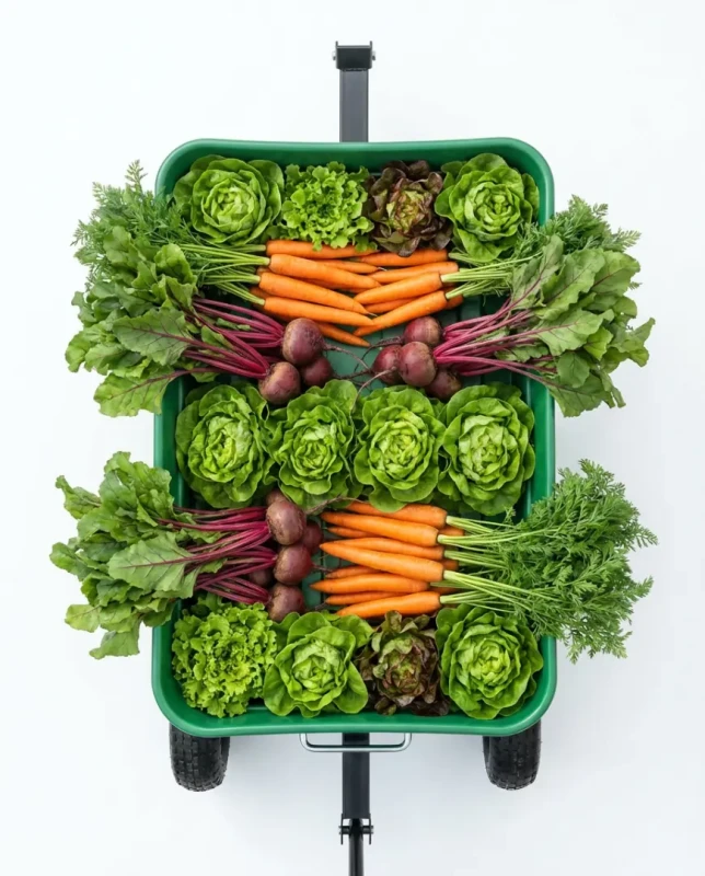 Wózek ogrodowy 3w1 wywrotka taczka przyczepka 220 kg 75 l zielony