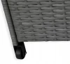 Skrzynia ogrodowa na poduszki technorattan 300 l 75x70x65 cm naturalna