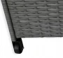 Skrzynia ogrodowa na poduszki technorattan 300 l 75x70x65 cm naturalna