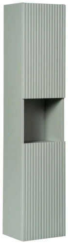 Szafka łazienkowa wysoka LINE REED GREEN szałwiowy OUTLET