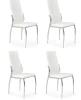 Krzesło K209 eco skóra do jadalni biały komplet 4 szt. Outlet