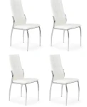 Krzesło K209 eco skóra do jadalni biały komplet 4 szt. Outlet