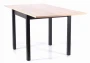 Stół rozkładany Flip 80-160 cm dąb artisan/czarny